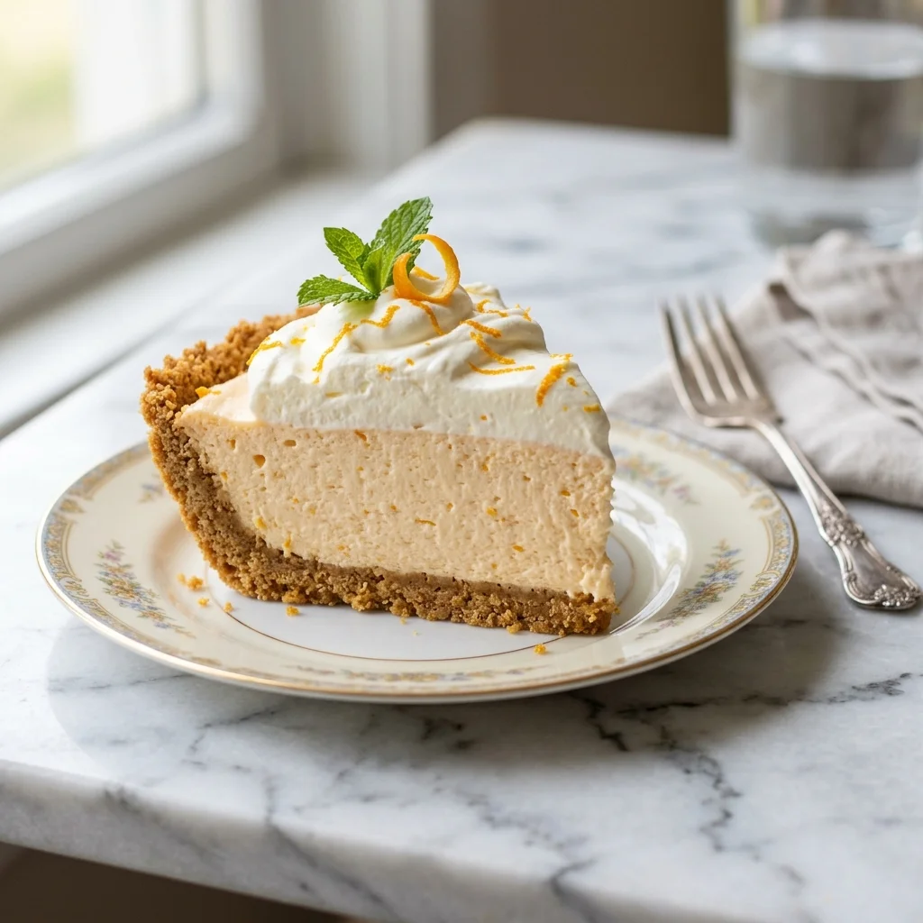 Orange Chiffon Pie - nutrition facts and calorie information