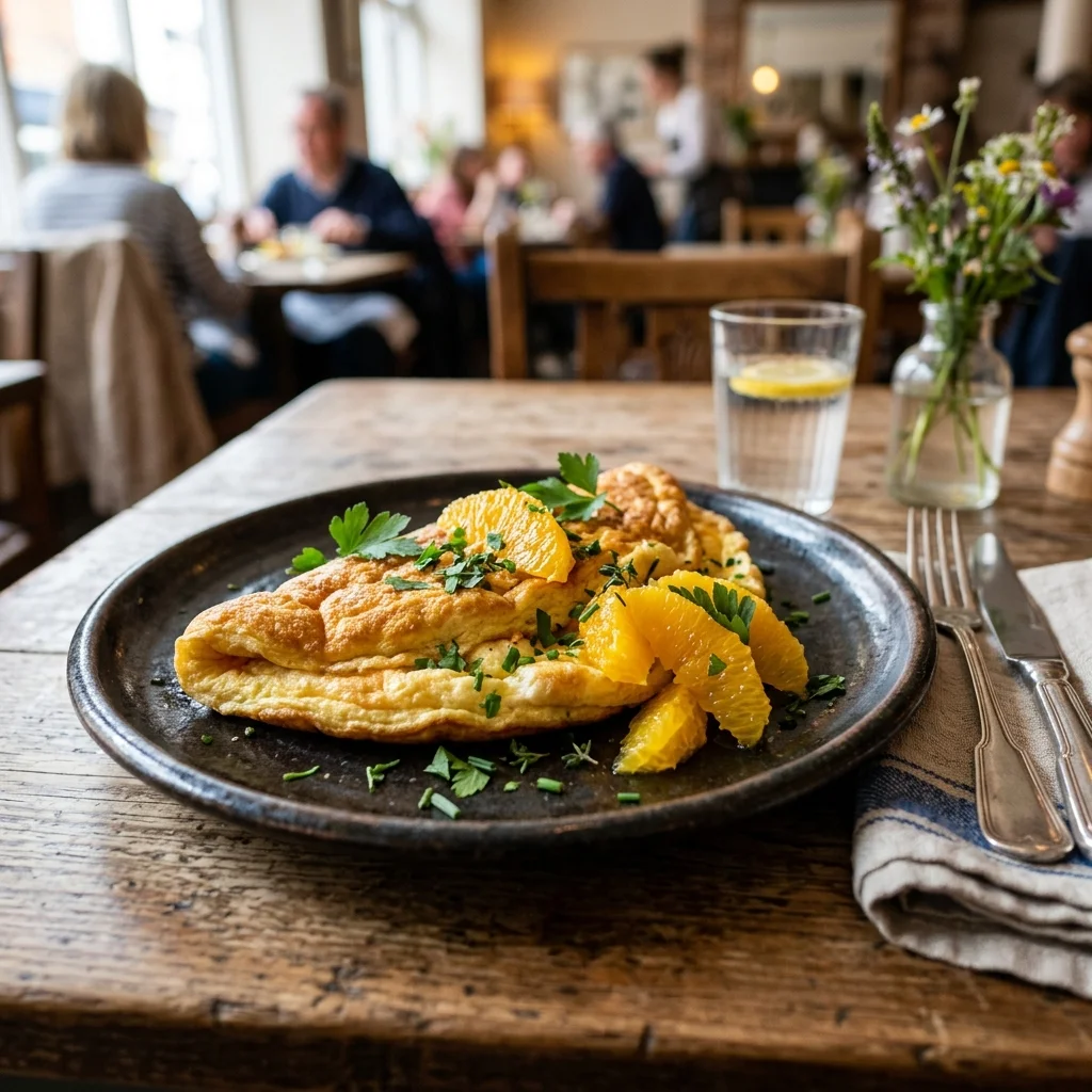 Orange Omelette - nutrition facts and calorie information