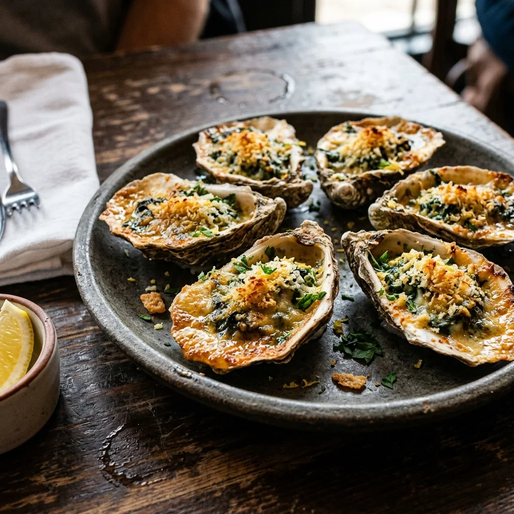 Oysters Rockefeller - nutrition facts and calorie information