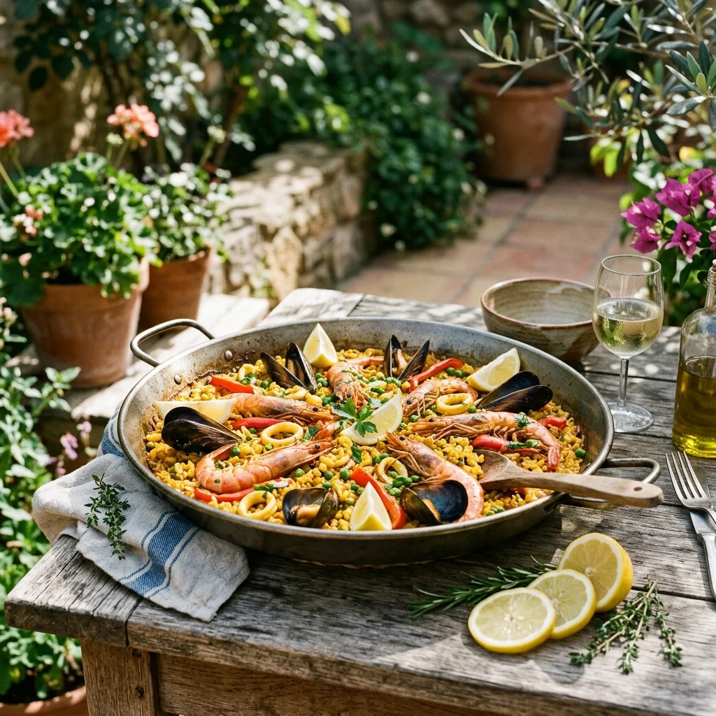 Paella - nutrition facts and calorie information