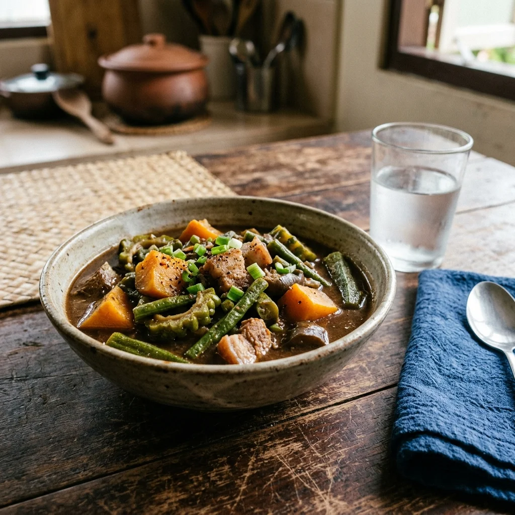 Pakbet Ilocano - nutrition facts and calorie information