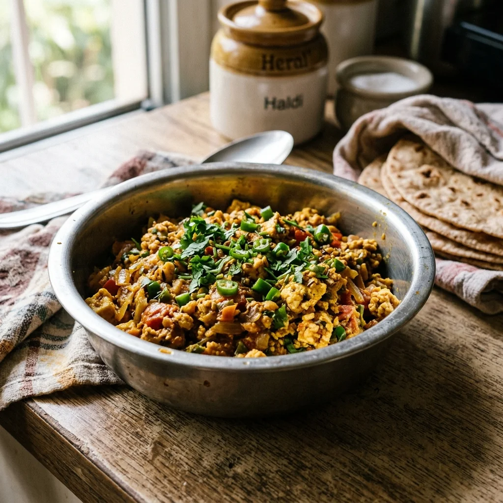 Paneer Bhurji - nutrition facts and calorie information