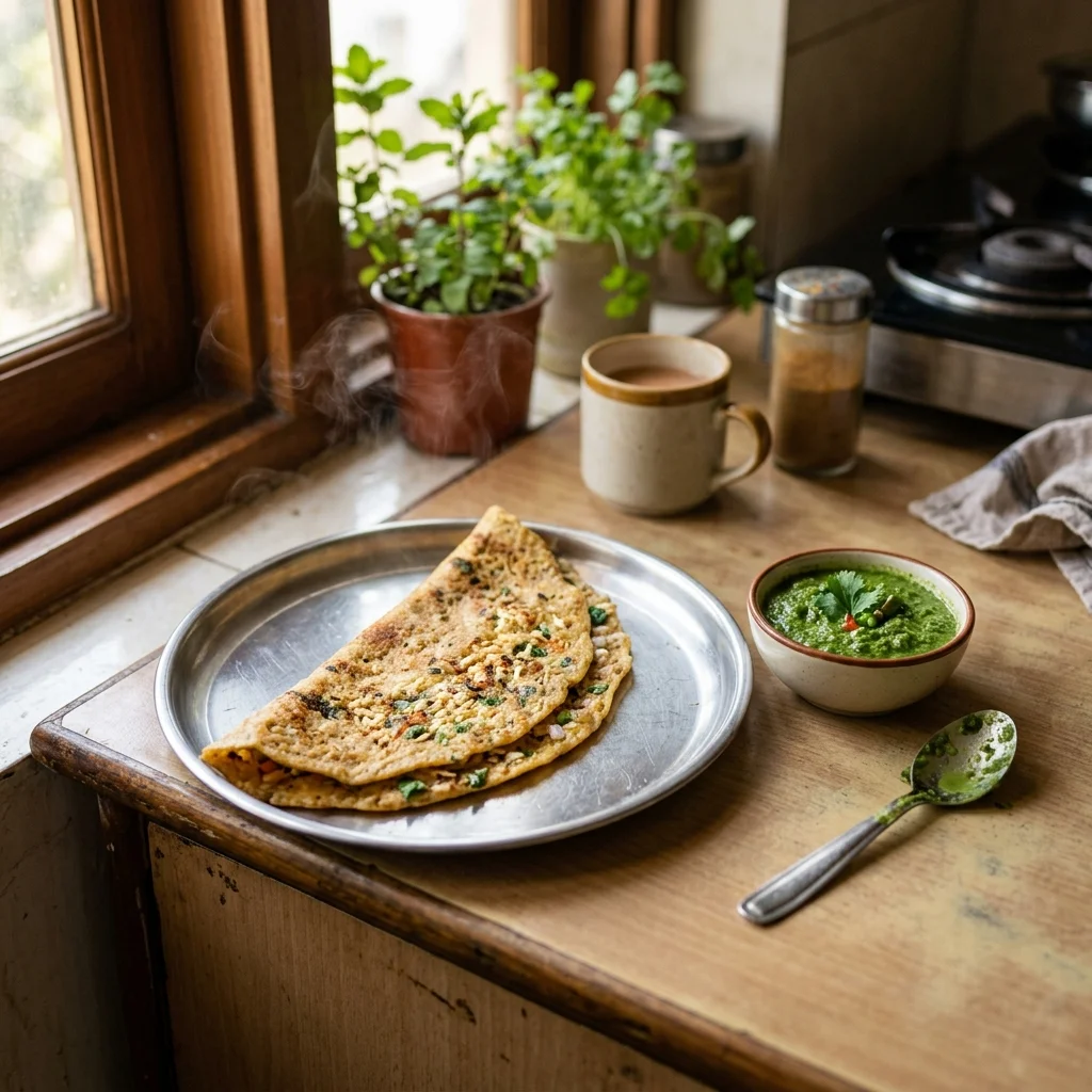 Paneer Cheela - nutrition facts and calorie information