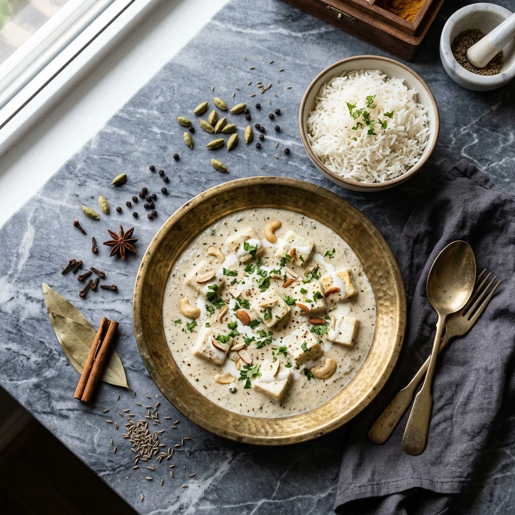 Paneer Korma - nutrition facts and calorie information