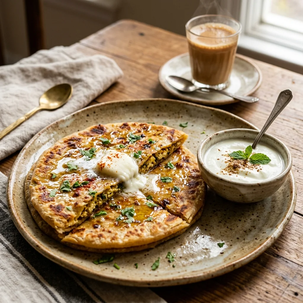 Paneer Paratha - nutrition facts and calorie information