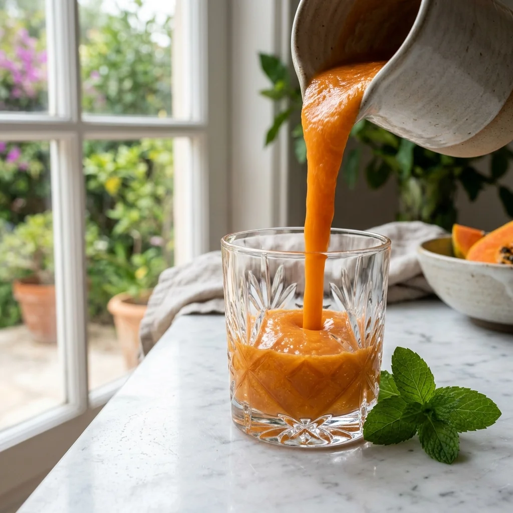 Papaya Nectar - nutrition facts and calorie information