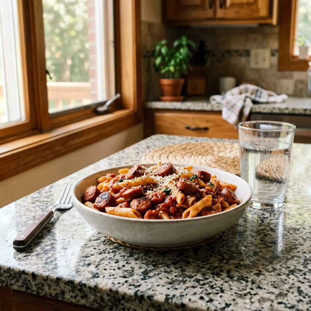 Pasta With Franks - nutrition facts and calorie information