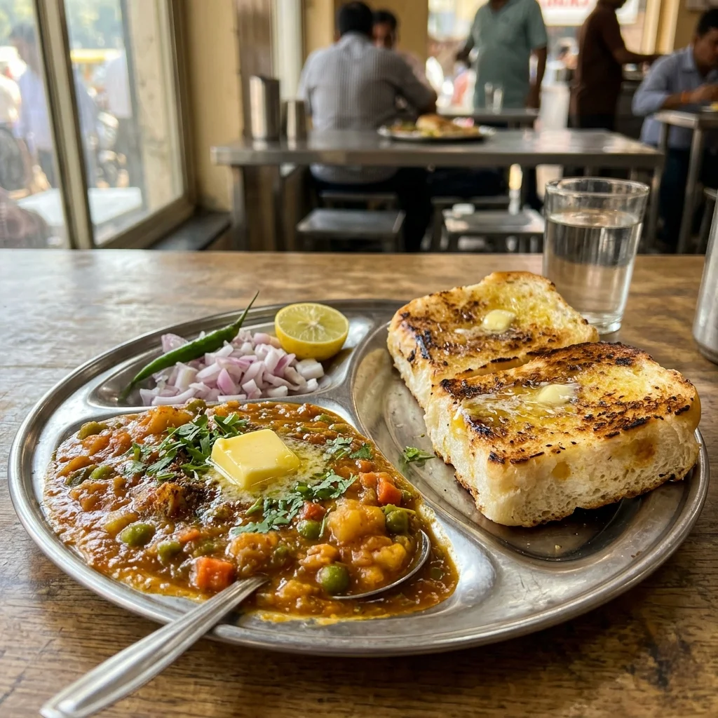 Pav Bhaji - nutrition facts and calorie information