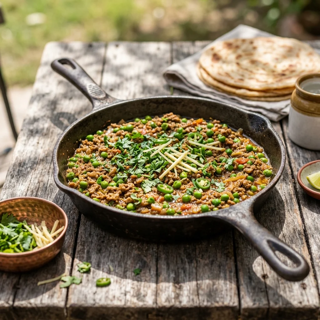 Pea Keema - nutrition facts and calorie information