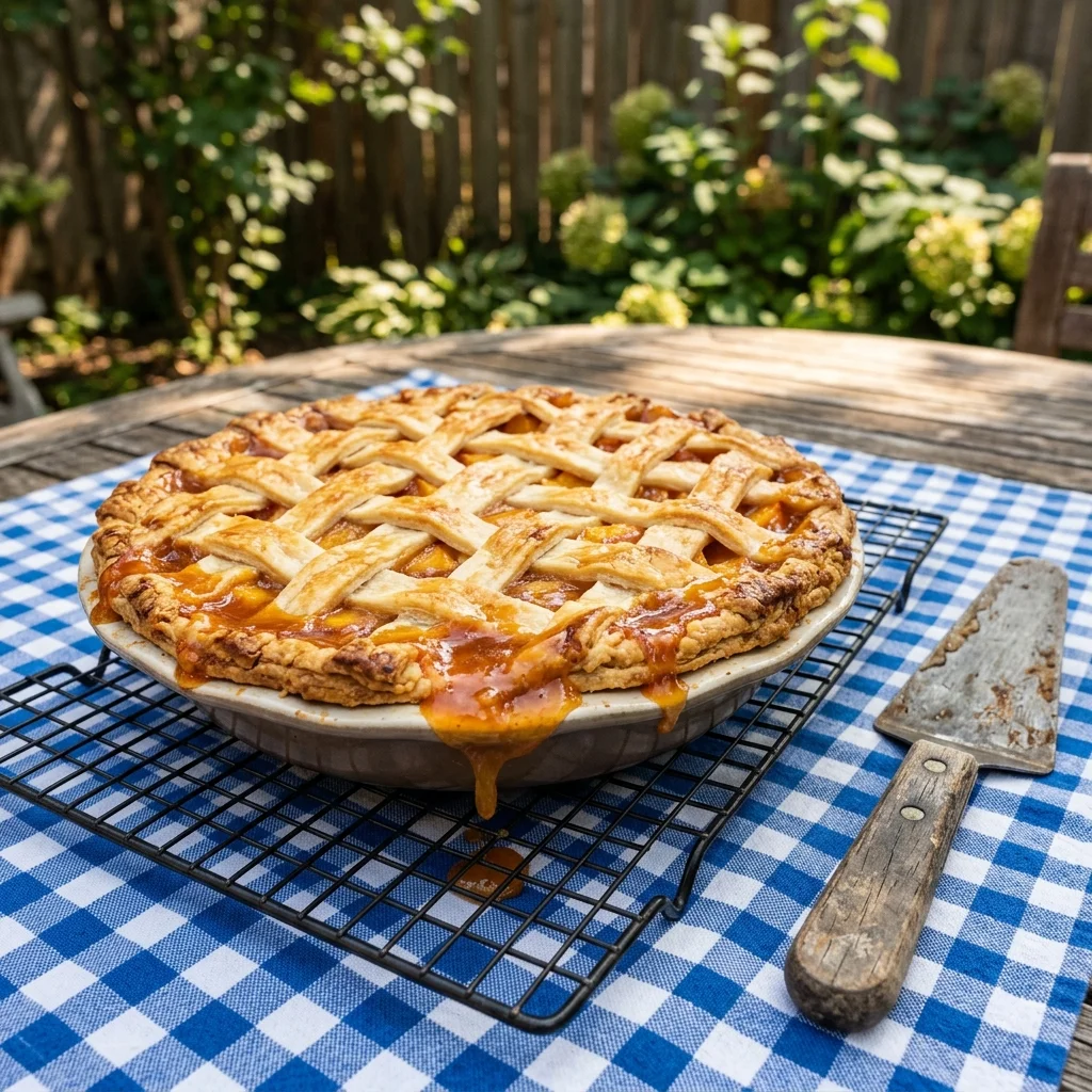 Peach Pie - nutrition facts and calorie information