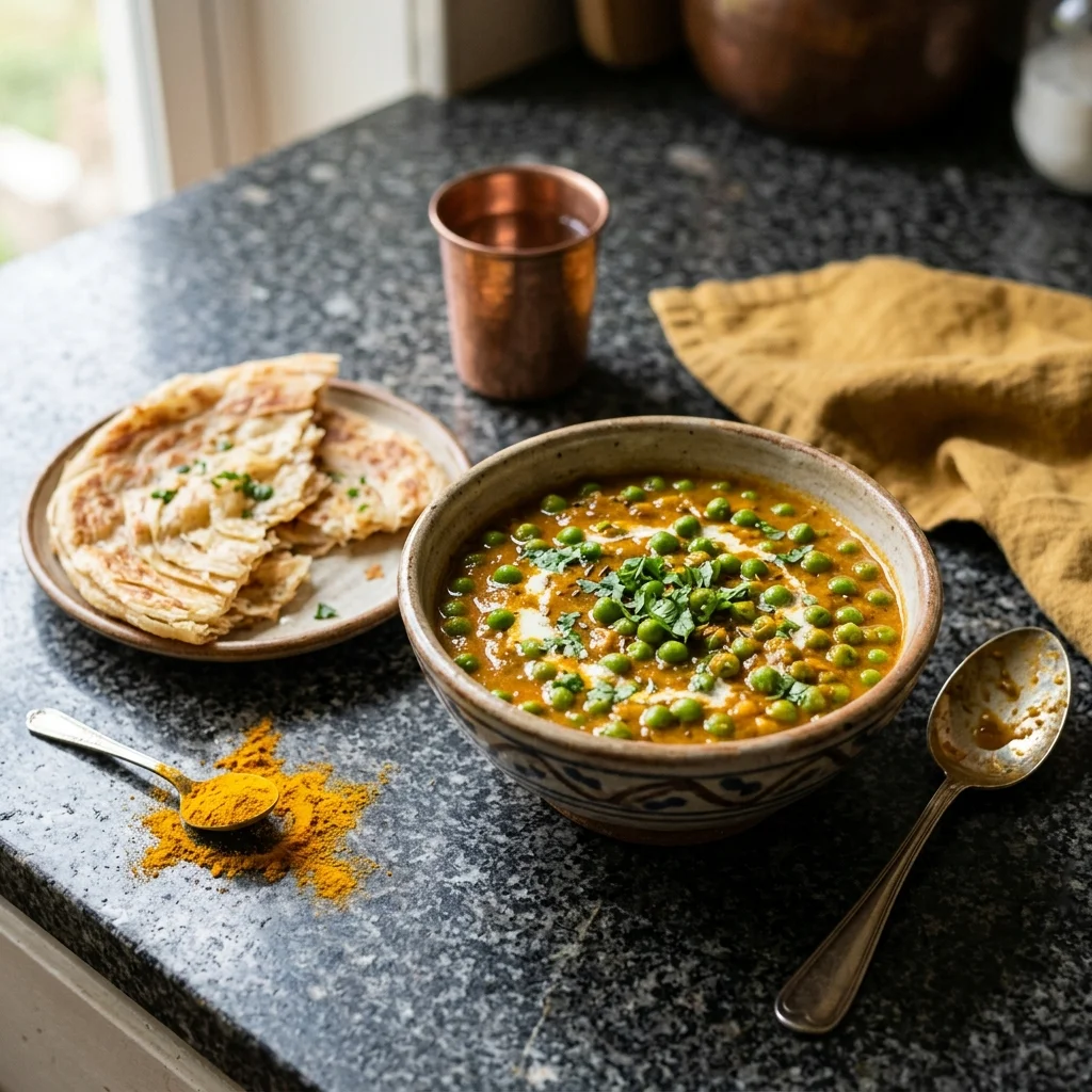 Peas Masala - nutrition facts and calorie information