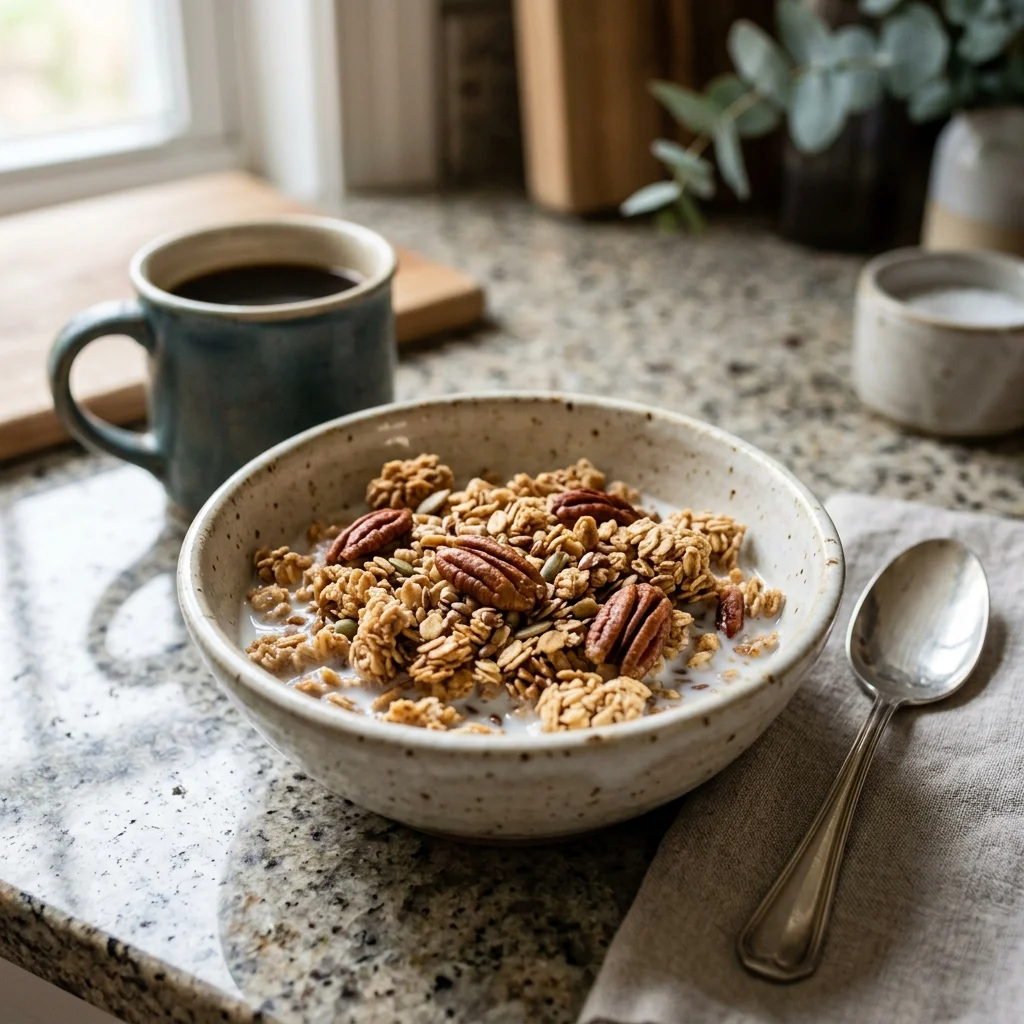 Pecan Cereal - nutrition facts and calorie information