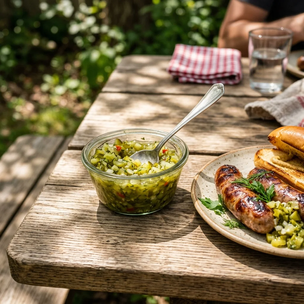 Pickle Relish - nutrition facts and calorie information