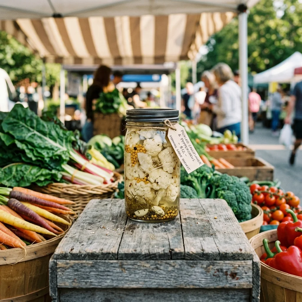 Pickled Cauliflower - nutrition facts and calorie information