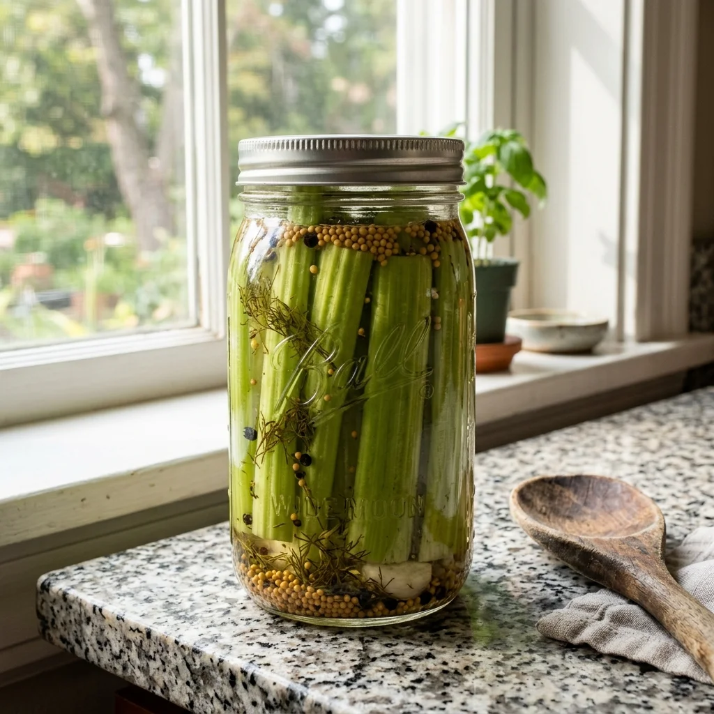Pickled Celery - nutrition facts and calorie information