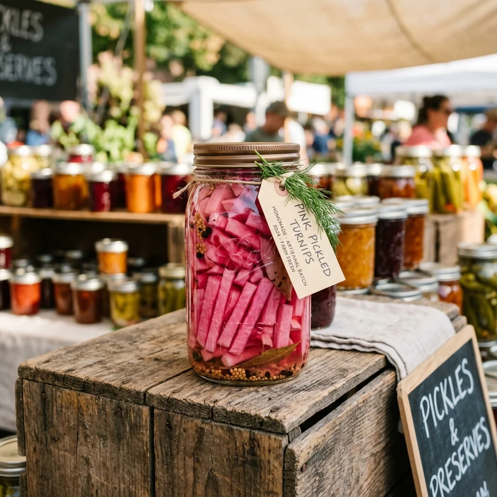 Pickled Turnip - nutrition facts and calorie information