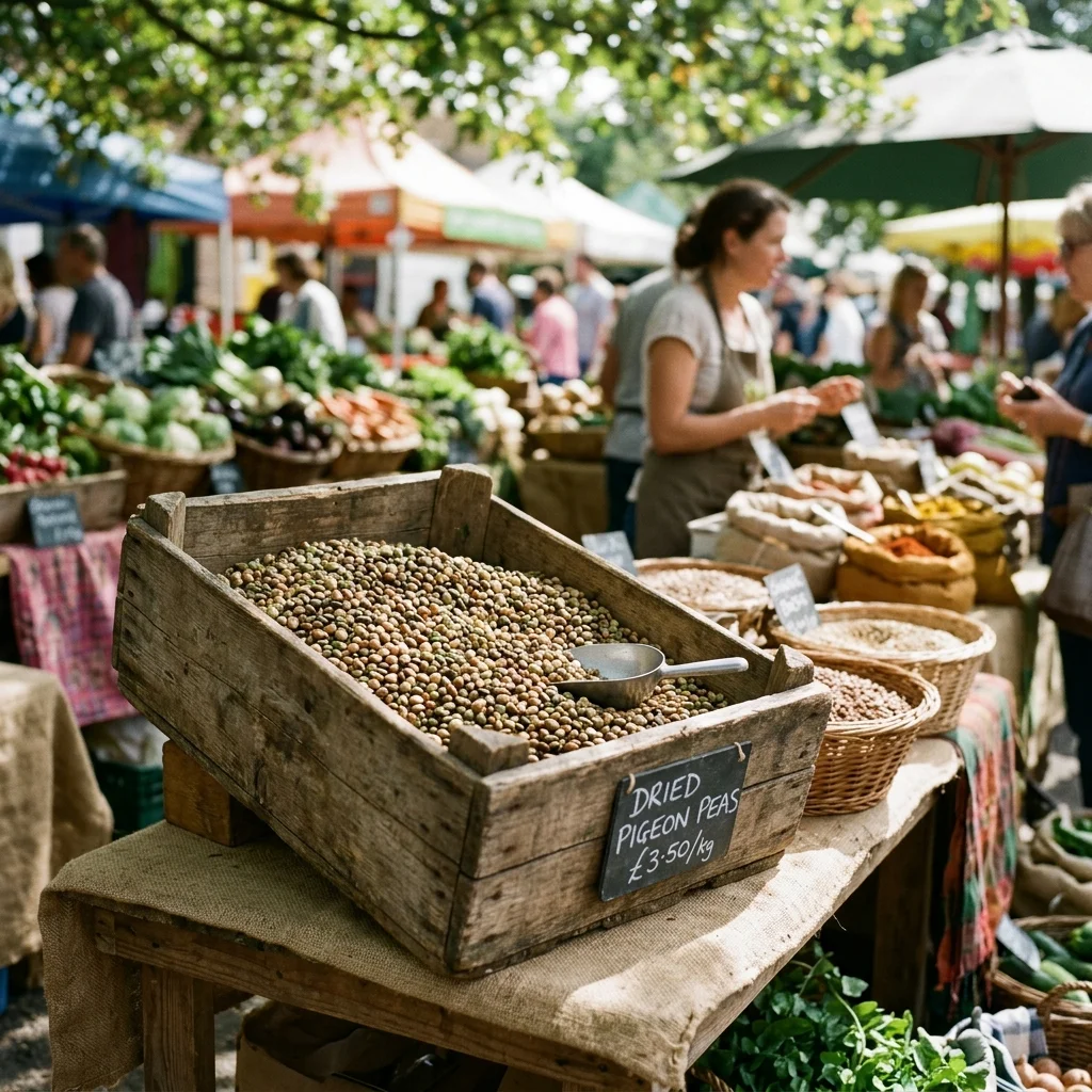 Pigeon Peas - nutrition facts and calorie information