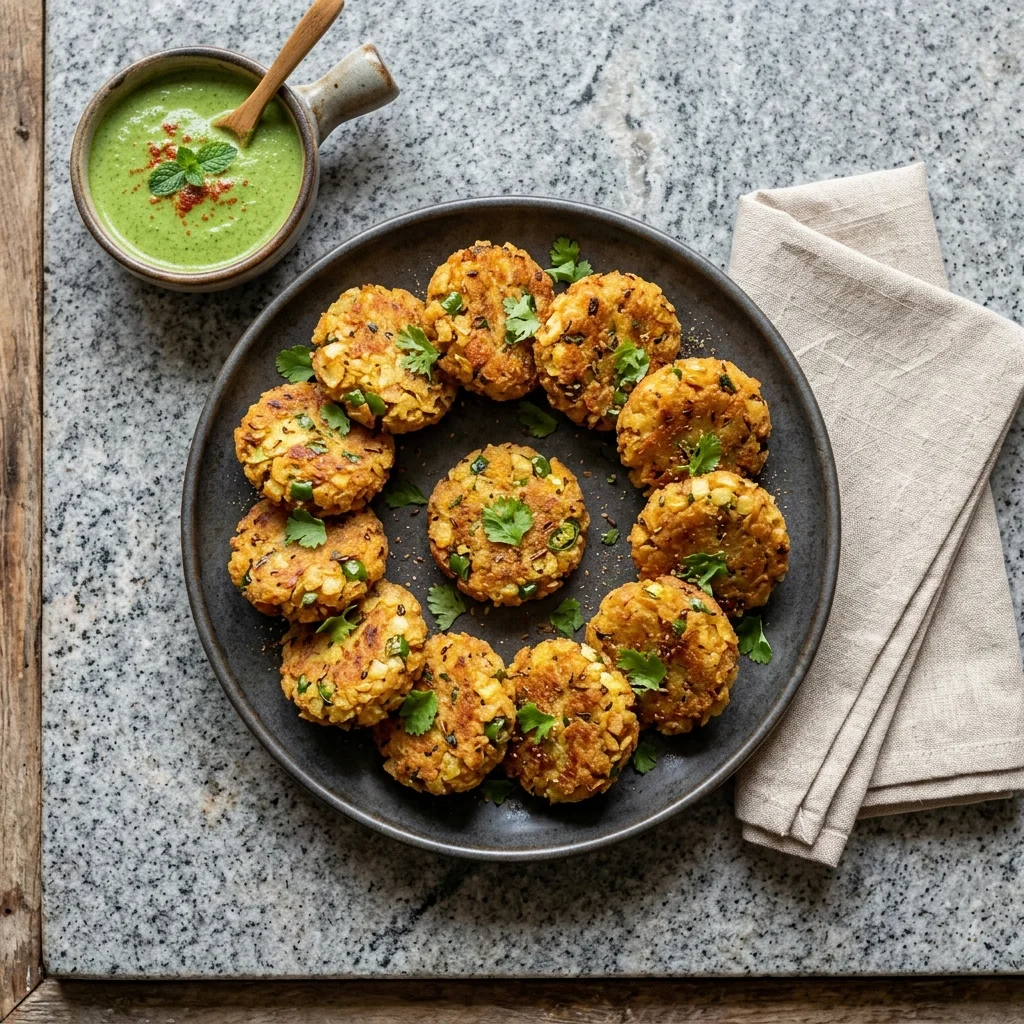 Poha Cutlet - nutrition facts and calorie information