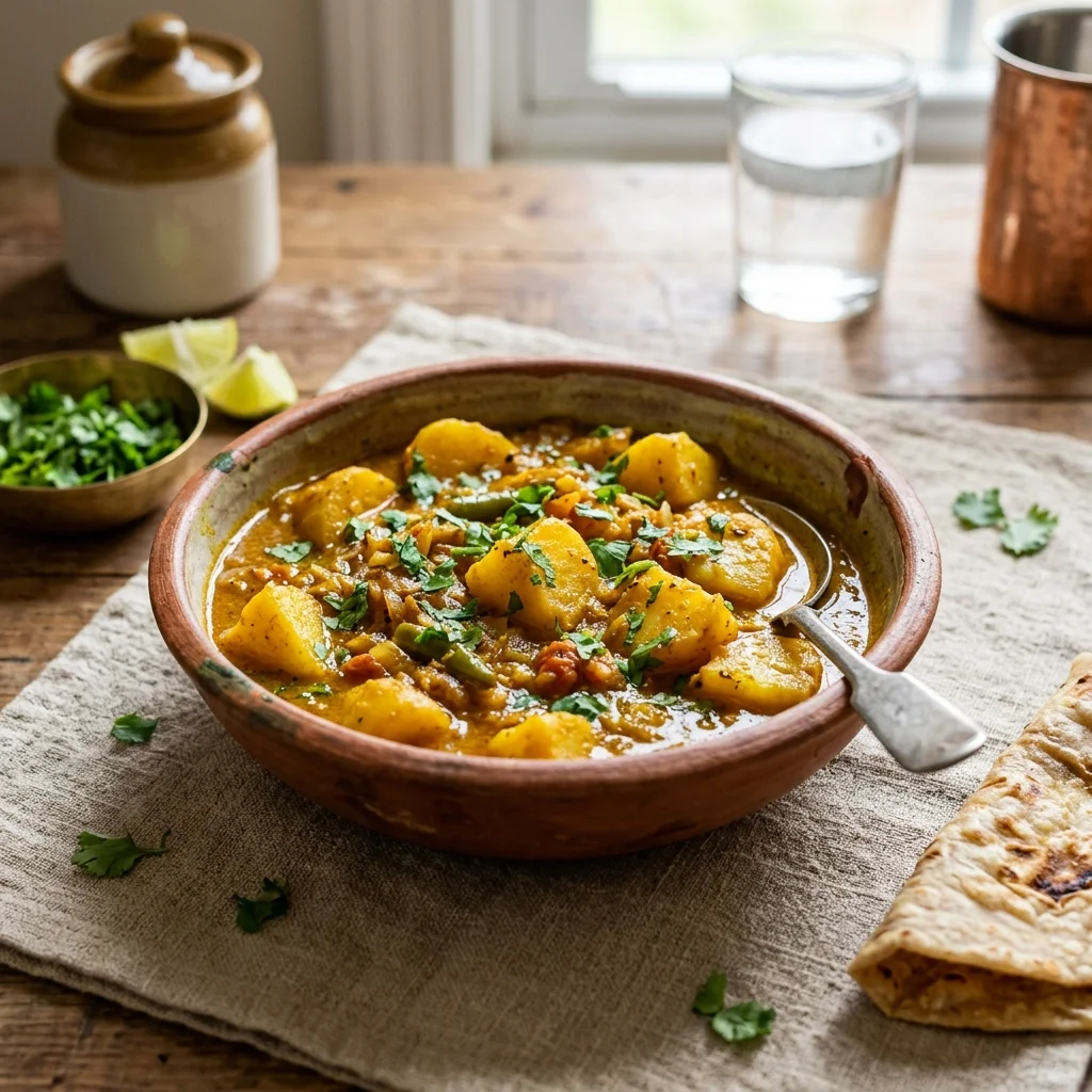 Potato Curry - nutrition facts and calorie information