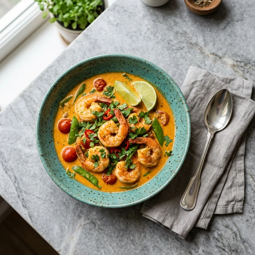 Prawn Curry - nutrition facts and calorie information