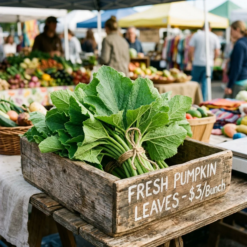 Pumpkin Leaves - nutrition facts and calorie information