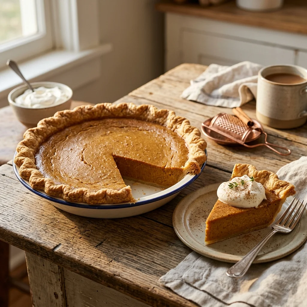 Pumpkin Pie - nutrition facts and calorie information