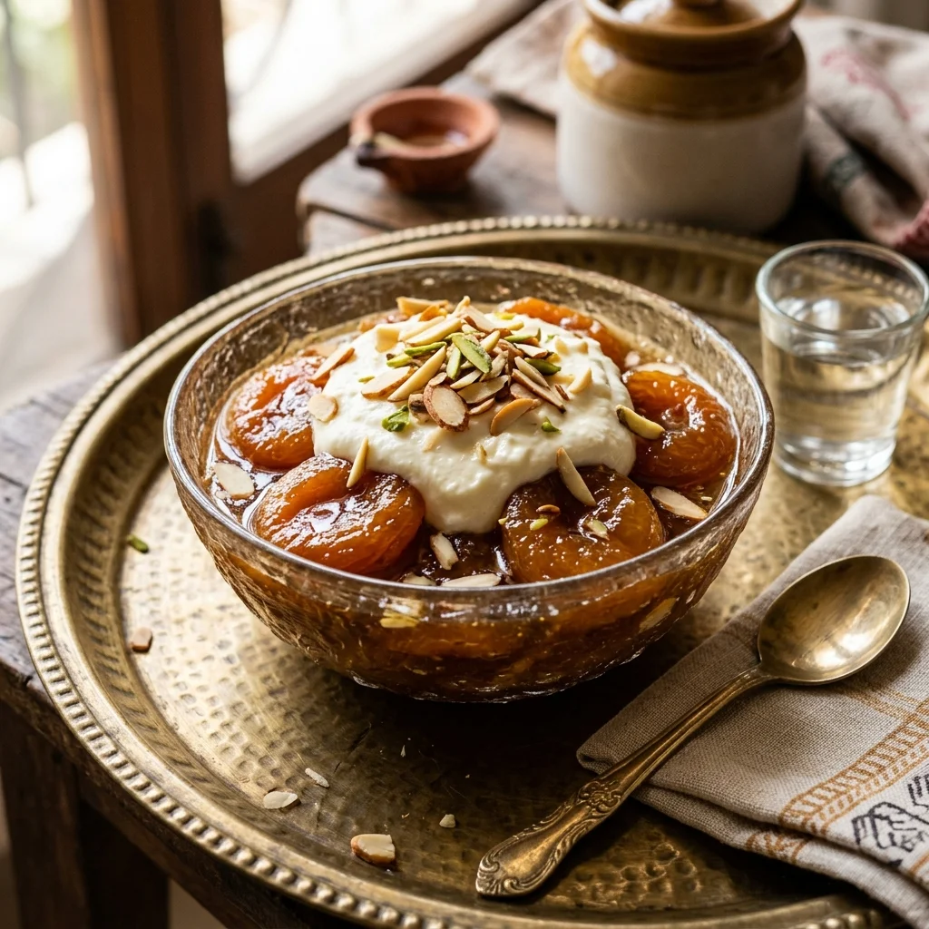 Qubani Ka Meetha - nutrition facts and calorie information