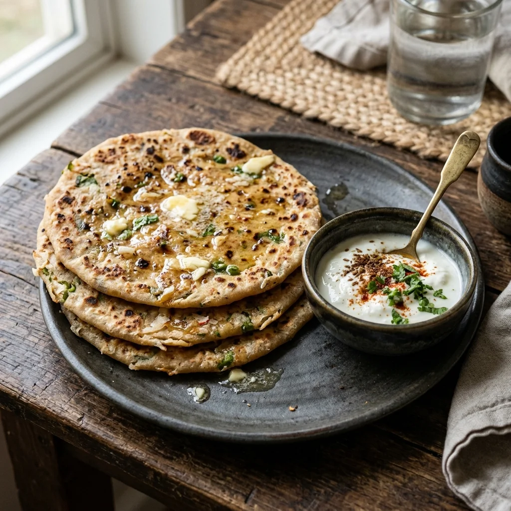 Radish Paratha - nutrition facts and calorie information