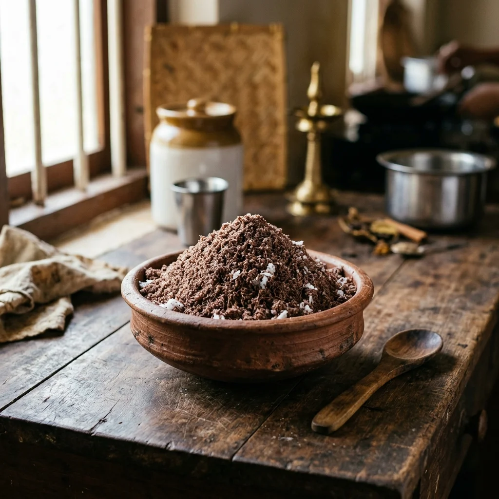 Ragi Puttu Podi - nutrition facts and calorie information