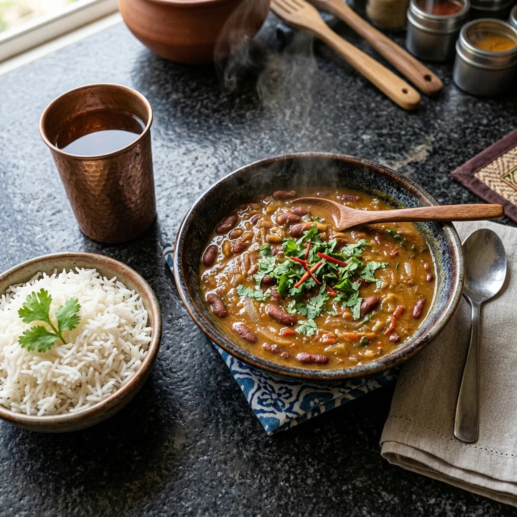 Rajma Sambhar - nutrition facts and calorie information