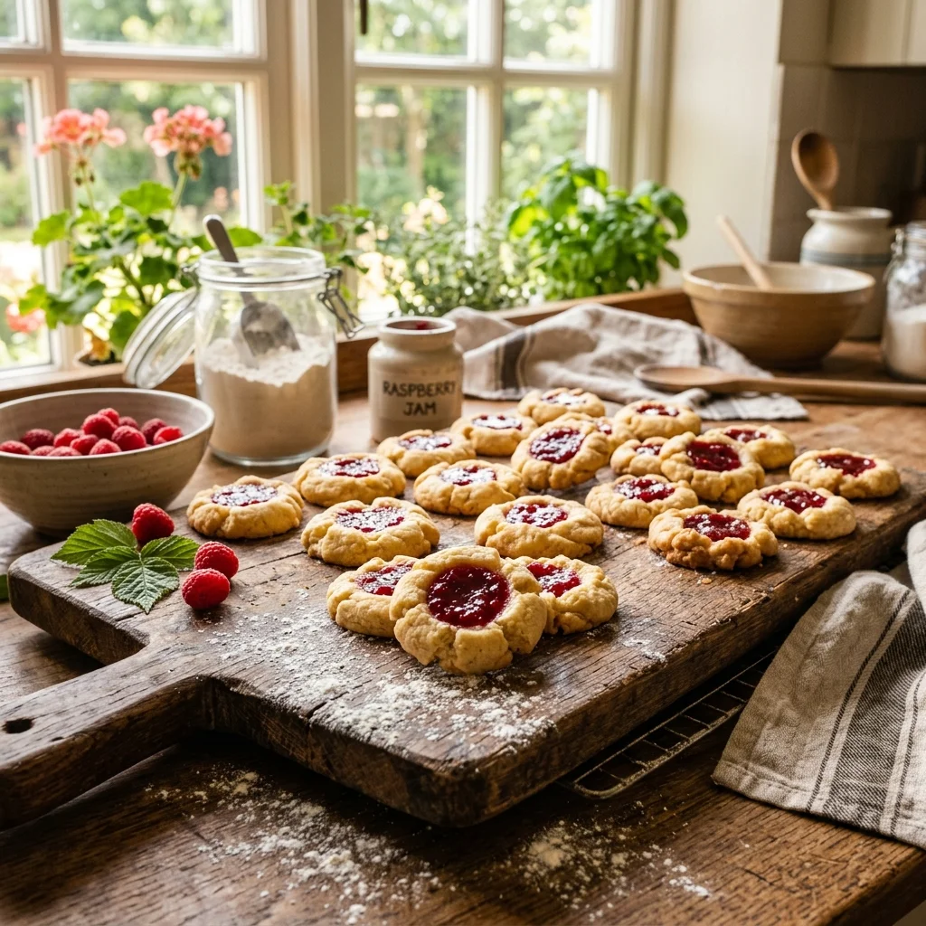Raspberry Cookies - nutrition facts and calorie information