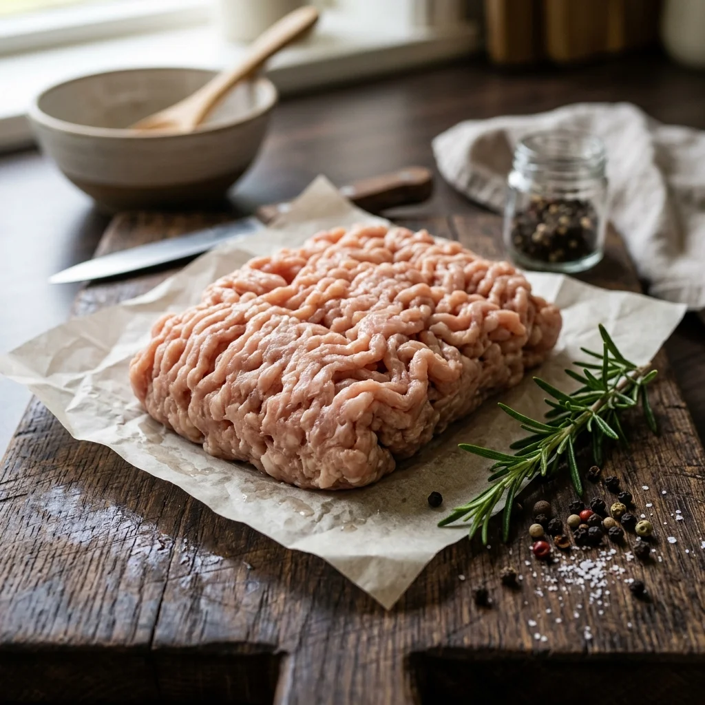 Raw Ground Chicken - nutrition facts and calorie information