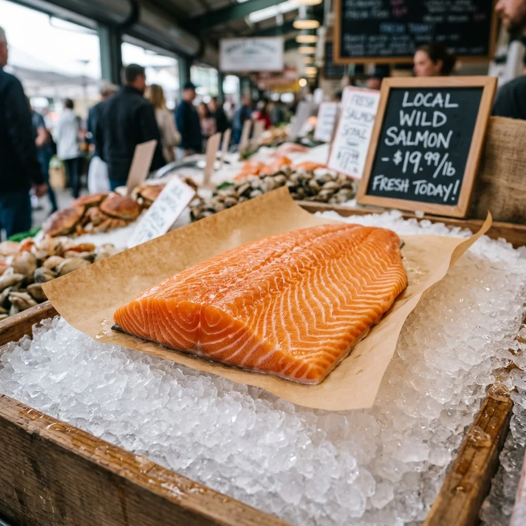 Raw Salmon Fillet - nutrition facts and calorie information