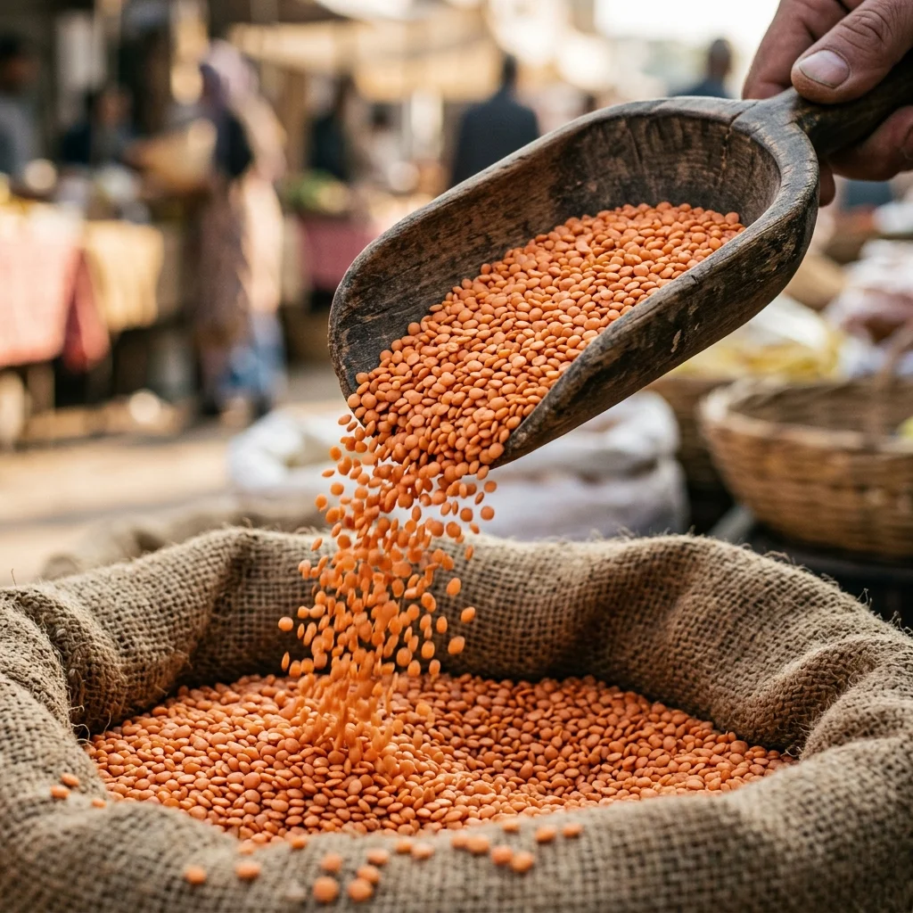 Red Lentils - nutrition facts and calorie information