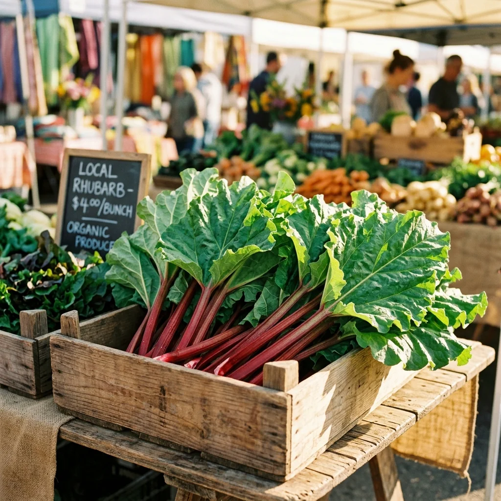 Rhubarb Leaves - nutrition facts and calorie information