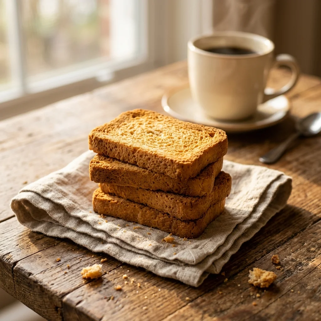 Rusk Toast - nutrition facts and calorie information