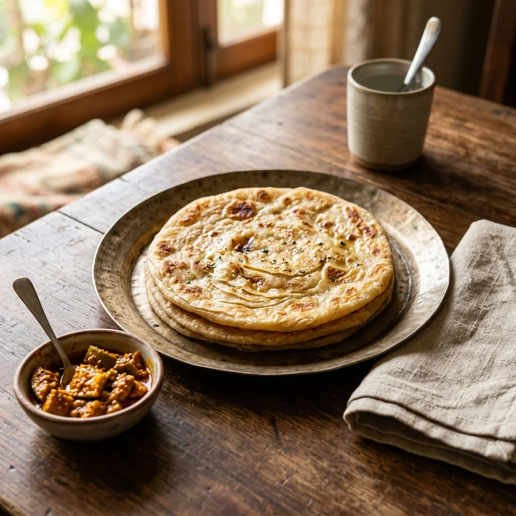 Sada Paratha - nutrition facts and calorie information