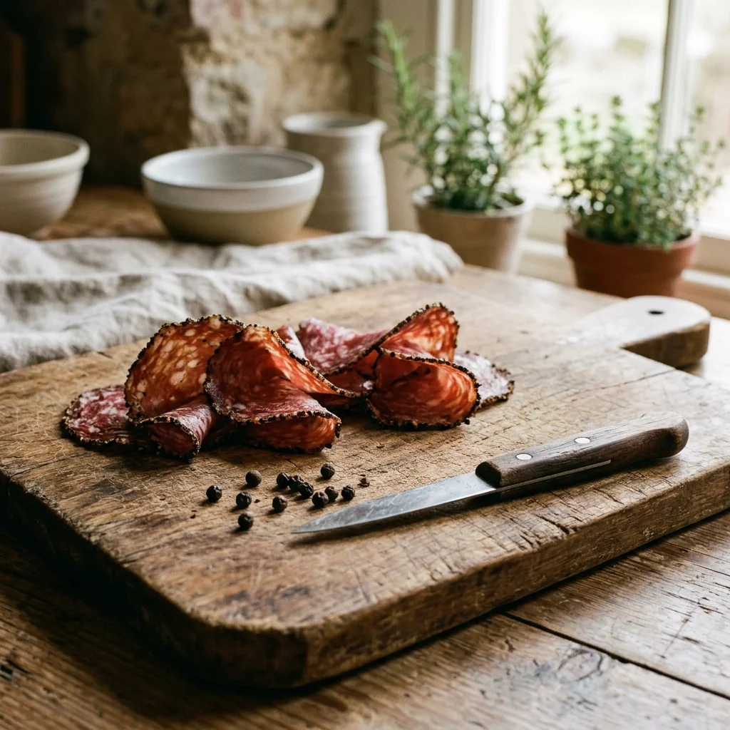 Salami - nutrition facts and calorie information