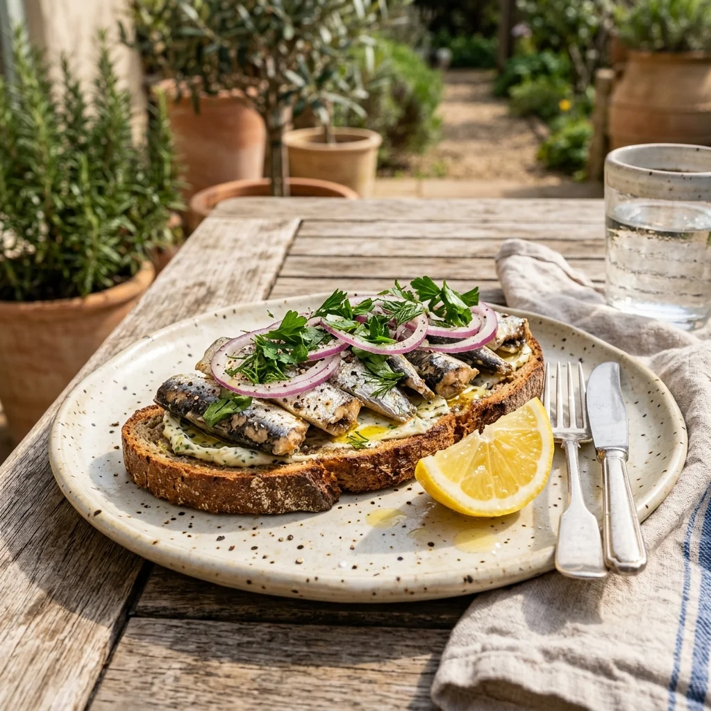 Sardine Sandwich - nutrition facts and calorie information