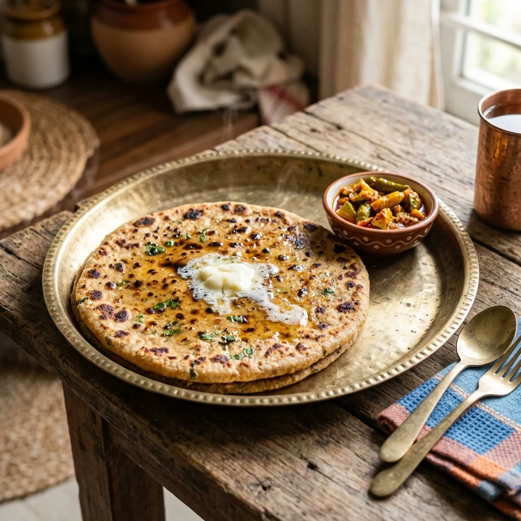 Sattu Paratha - nutrition facts and calorie information