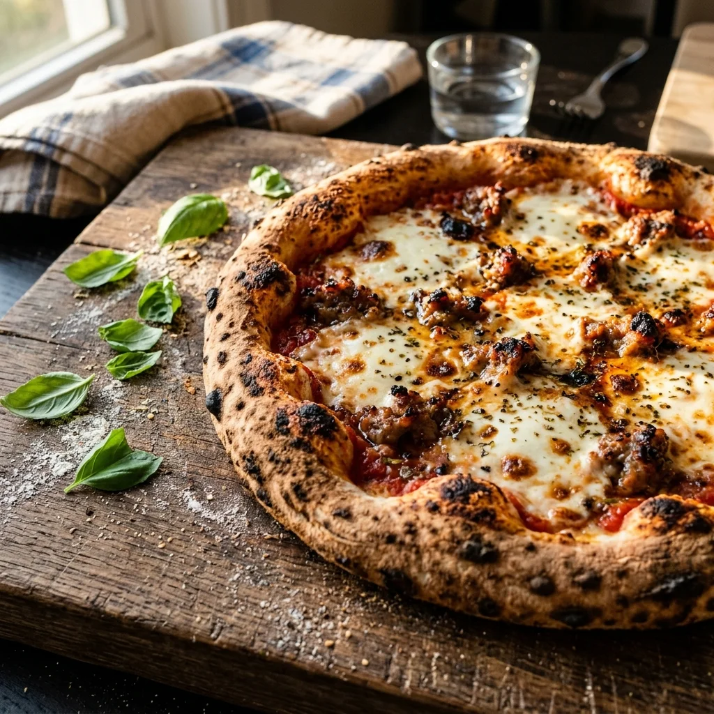 Sausage Pizza - nutrition facts and calorie information