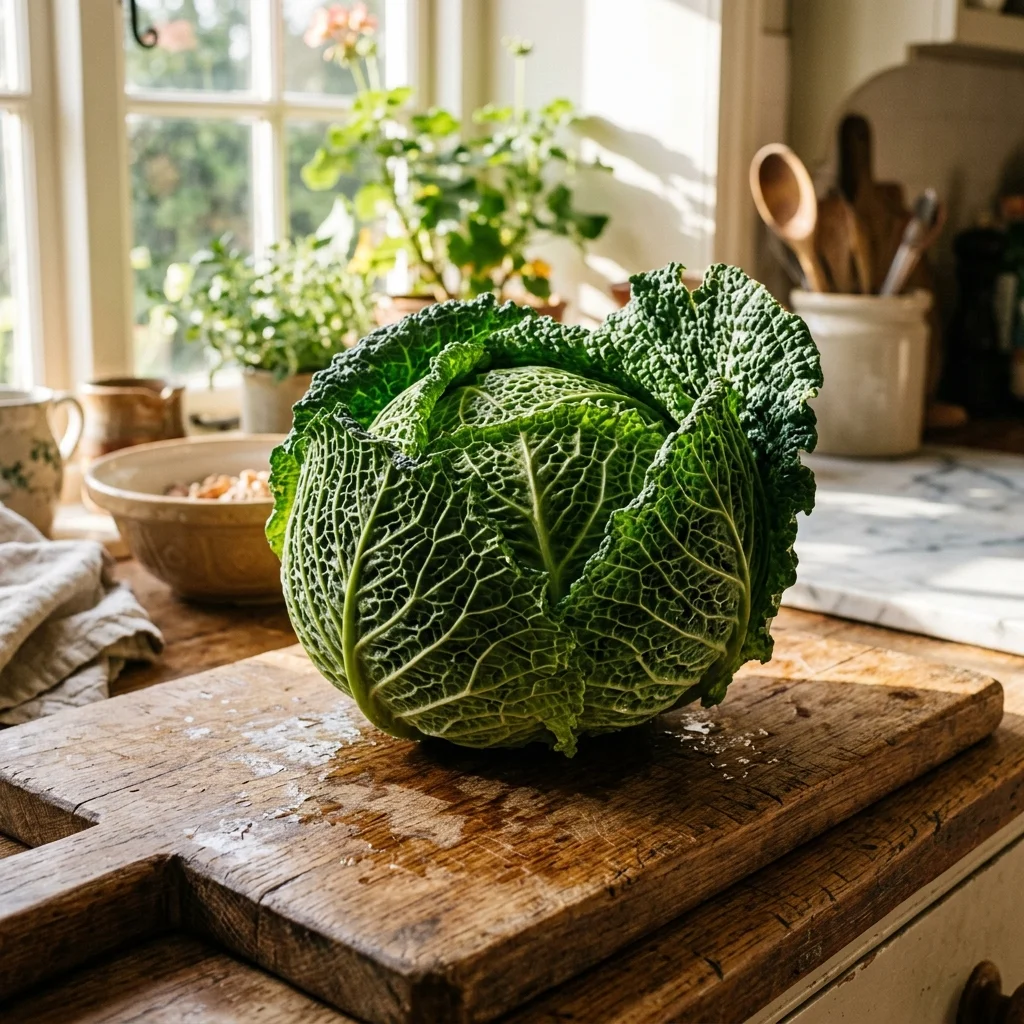 Savoy Cabbage - nutrition facts and calorie information