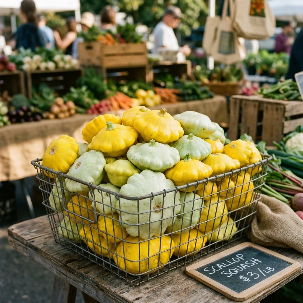 Scallop Squash - nutrition facts and calorie information