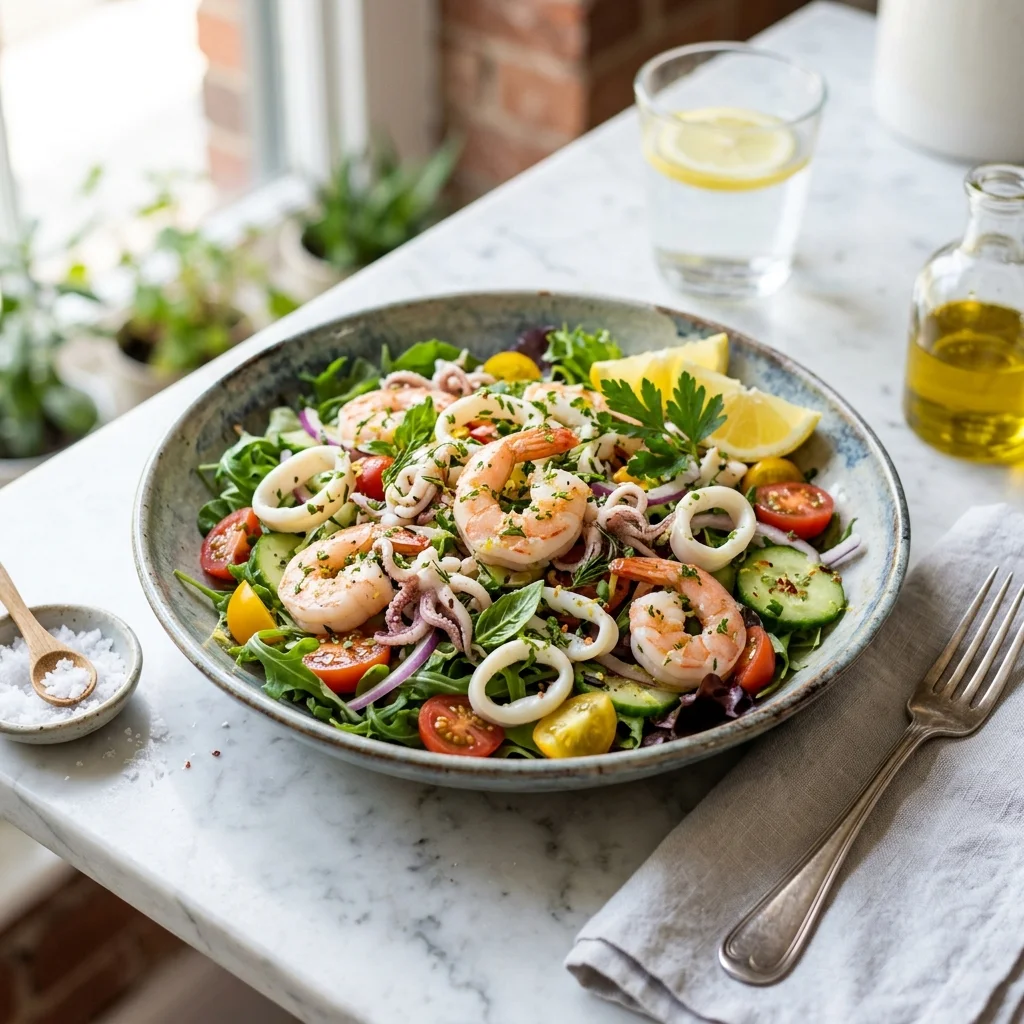 Seafood Salad - nutrition facts and calorie information
