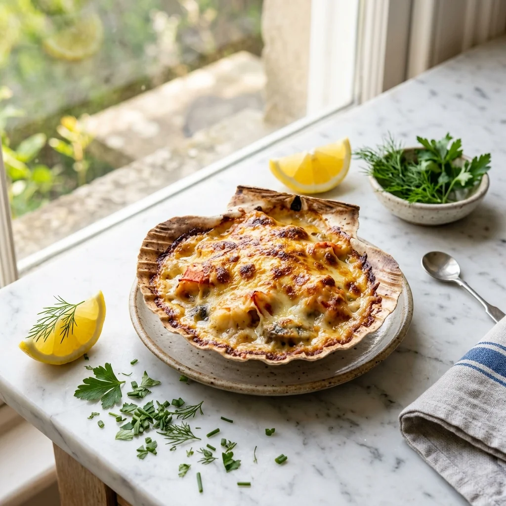 Seafood Thermidor - nutrition facts and calorie information