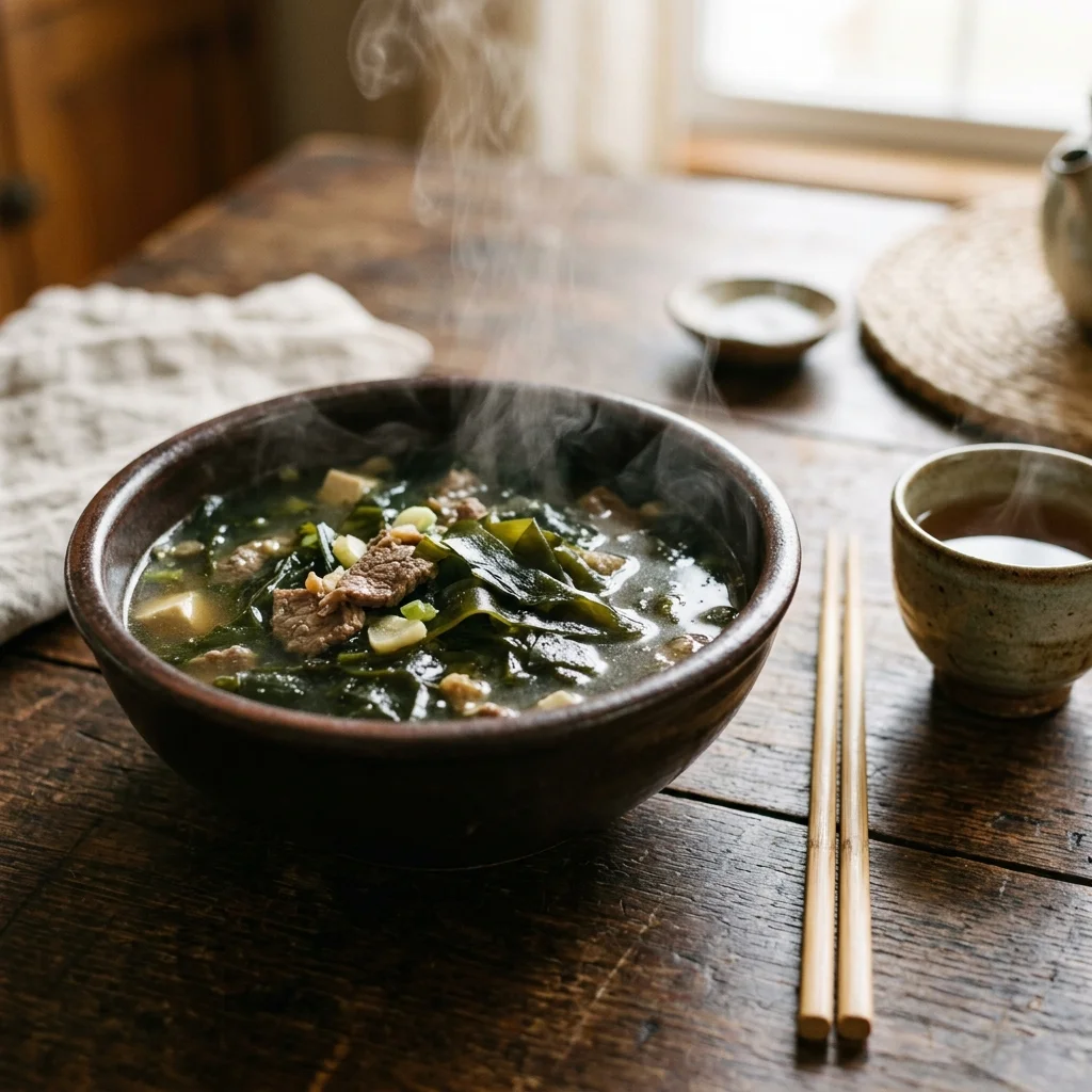 Seaweed Soup - nutrition facts and calorie information