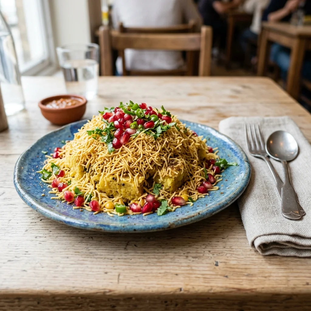 Sev Khamani - nutrition facts and calorie information