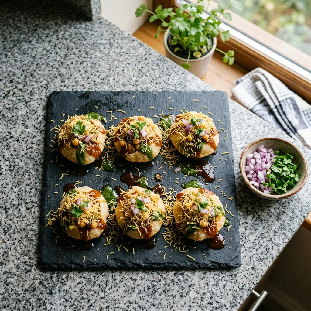 Sev Puri - nutrition facts and calorie information