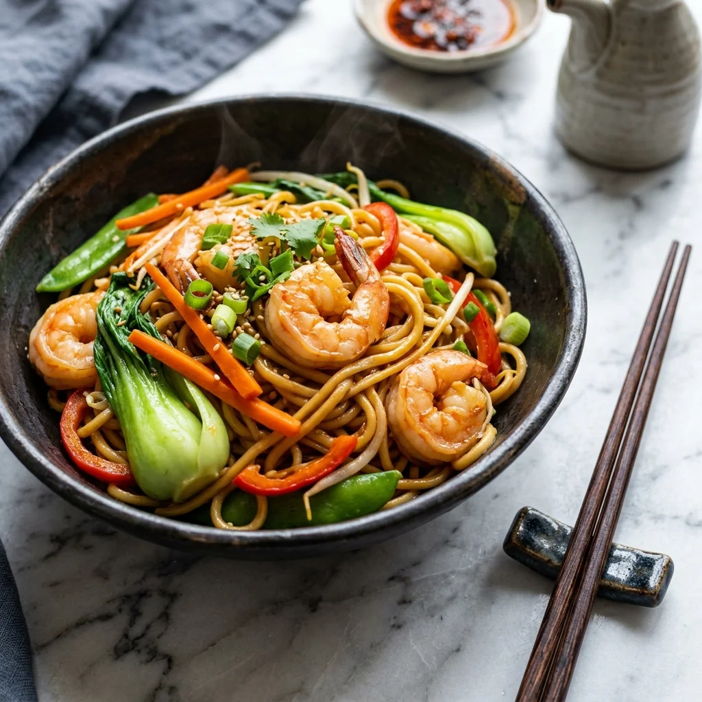 Shrimp Chow Mein - nutrition facts and calorie information
