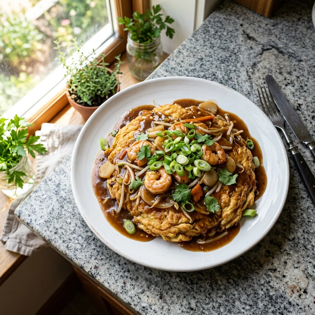 Shrimp Egg Foo Yung - nutrition facts and calorie information